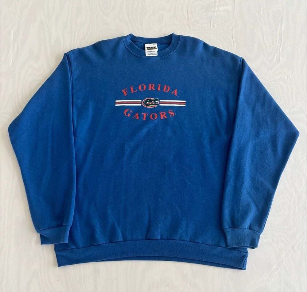 Vintage Tultex Florida Gators Blue Crewneck Sweatshirt Large